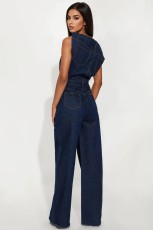 SC One Shoulder Slim Sleeveless Jumpsuit LX-6067