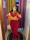 SC Contrast Color Long Sleeve Sport Suit BMF-TW545