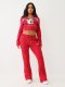 SC Letter Print Hooded Sweatshirt Pant Suit GMJL-HH007
