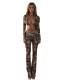 SC Camouflage Print Tie Up Two Piece Pants Set SHD-9577