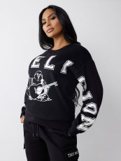 SC Long Sleeve Letter Print Sweatshirt GFCF-1410