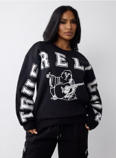 SC Long Sleeve Letter Print Sweatshirt GFCF-1410