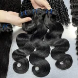SC Deep Wave Human Hair Wig Hair Bundle JFDX-57667