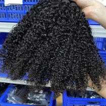 SC Humanhair Pixie Curl Bulk Wigs Hair JFDX-76222