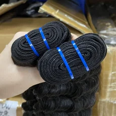 SC Human Hair Wigs Deep Wave Bundle JFDX-24988