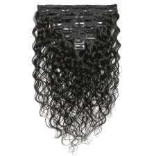 SC Human Hair Clip-On Hair Extensions 8-Piece Set JKLS-80245