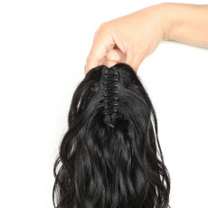 SC Human Hair Wig BODY WAVE Ponytail Clip-On Ponytail JKLS-78497