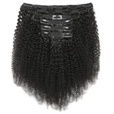 SC Human Hair Afro Kinky Curly Clip-In Hair JKLS-27992