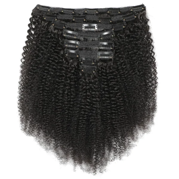SC Human Hair Afro Kinky Curly Clip-In Hair JKLS-27992