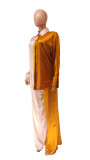 SC Color Block Single Breasted Two Piece Pants Set GCYF-9340