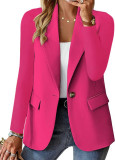 SC Solid Color Long Sleeve Blazers GSZE-ST23138