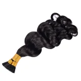 SC Human Hair Wigs Crystal Tip Hair Extensions JFDX-17622
