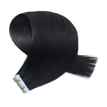 SC PU Real Hair Tape-in Hair Extensions Wigs JFDX-80388