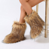 SC Fashion Warm Furrzy Snow Boots NGZR-0021