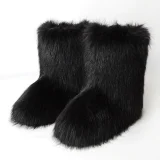 SC Warm Anti-Slip Fuzzy Snow Boots NGZR-332