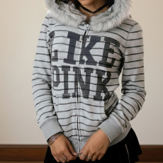 SC Letter Print Hooded Coats GWEN-JWIC44773