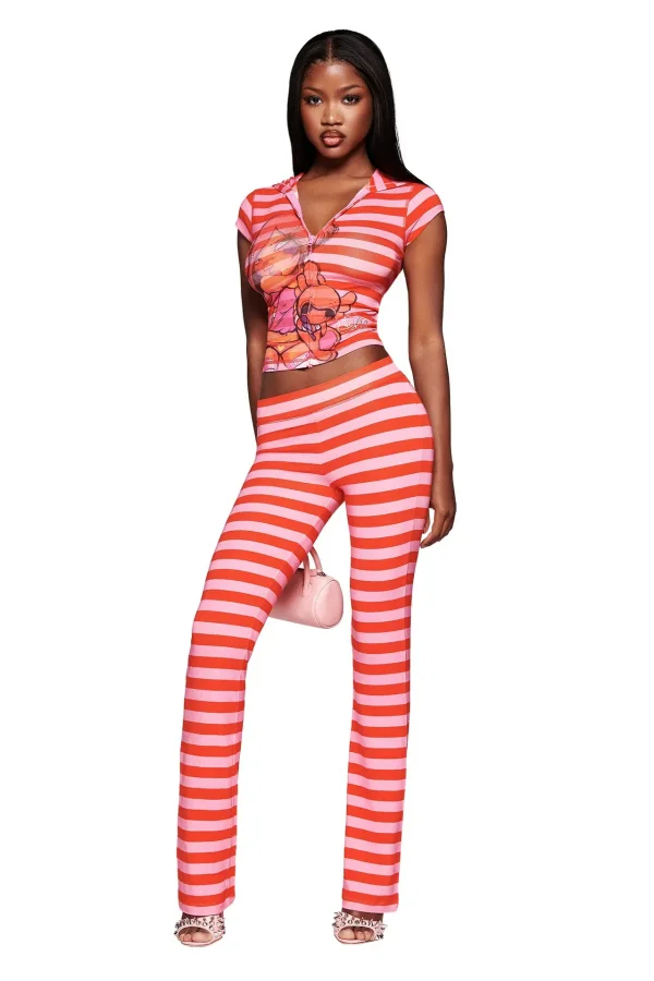 SC Sport Hooded Two Piece Pants Set YWXS-K25L1014
