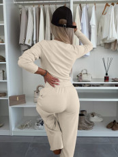 SC Solid Color Two Piece Pants Set ZDF-33503