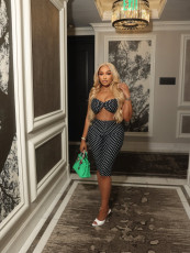 SC Polka Dot Print Sling Two Piece Pants Set YWXS-K25L1219