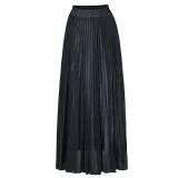 SC High Waist Pleated Long Skirt GXRF-Y30