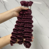 SC Human Hair Natural Hair Bundle Deep Wavy Wig JFDX-69852
