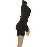 SC Solid Color Mini Dress XEF-K23D83894