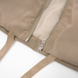 SC Zipper Drawstring Cotton-padded Jacket MXBF-J25TP285