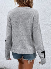 SC Star-Patterned Pullover Sweater GZYF-1061