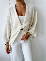 SC Deep V Neck Loose Sweater GZYF-1200