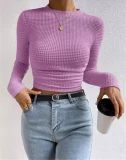 SC Long Sleeve Plaid T Shirt GZYF-1052