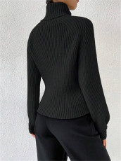 SC High Collar Knits Pullover Sweater GZYF-1023