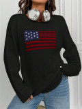 SC O Neck Print Knits Sweater GZYF-1060