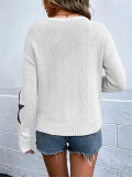 SC Star-Patterned Pullover Sweater GZYF-1061