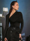 SC Long Sleeve Ruched T Shirt GZYF-1126