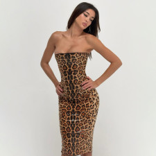 SC Leopard Print Bodycon Dress GZJQ-K25D82026