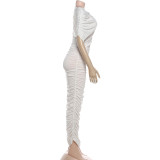 SC Irregular Ruched Maxi Dress GZJQ-K25D84128