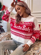 SC Round-Neck Knit Pullover Christmas Sweater GZYF-1031