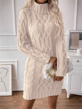 SC Long Sleeve Knits Midi Dress GZYF-1099