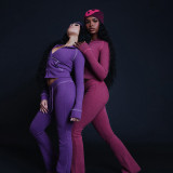 SC Solid Color Hooded Two Piece Pants Set GZJQ-K25S83732