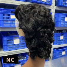 SC Human Hair Bouncy Loose Wig JFDX-48253