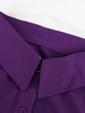 SC Plus Size Solid Color Lapel Maxi Dress HNIF-064