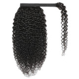 SC Human Hair Wrap Around Ponytail Wig Kinky Curly JKLS-77058