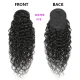 SC Human Hair Water Wave Drawstring Ponytail Hair Wigs JKLS-82910