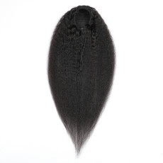 SC Human Hair Kinky Straight Drawstring Ponytail Hair JKLS-28983