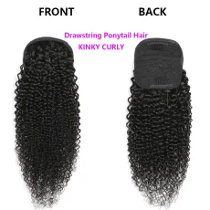 SC Huamn Hair Kinky Curly Drawstring Ponytail Wigs JKLS-45505