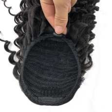 SC Huamn Hair DEEP WAVE Drawstring Ponytail Wigs JKLS-44095