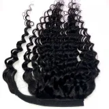 SC Human Hair Wrap Around Ponytail Deep Wave JKLS-50600
