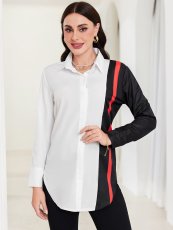 SC Color Block Print Shirt SHMF-6133