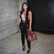 SC Sexy Strappy Backless Slim Jumpsuit GSBD-J25JP345
