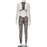 SC Sexy Leopard Print Backless Skinny Jumpsuit GSBD-D25JP177